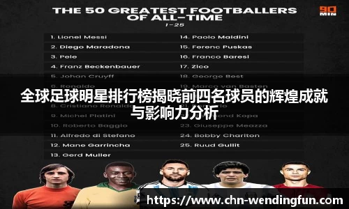 全球足球明星排行榜揭晓前四名球员的辉煌成就与影响力分析
